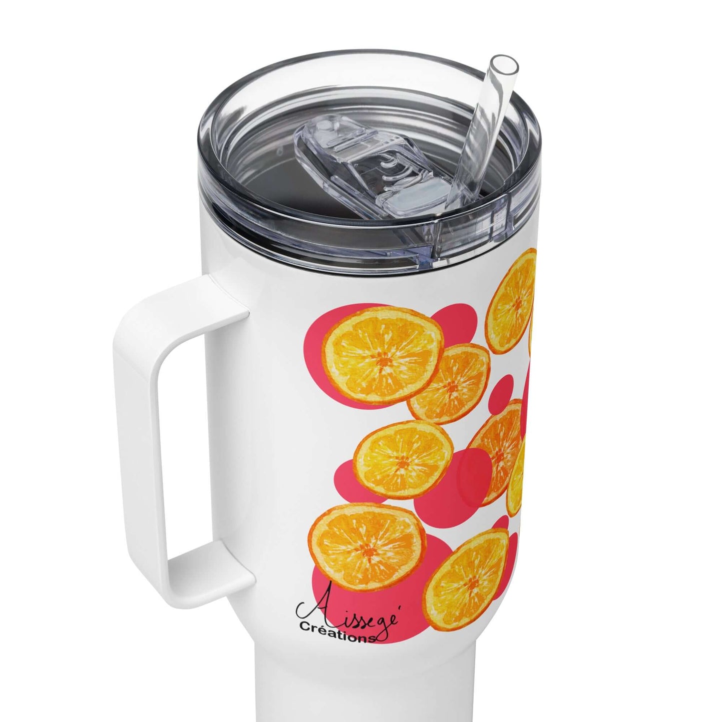 Mug avec anse "Oranges acidulées"