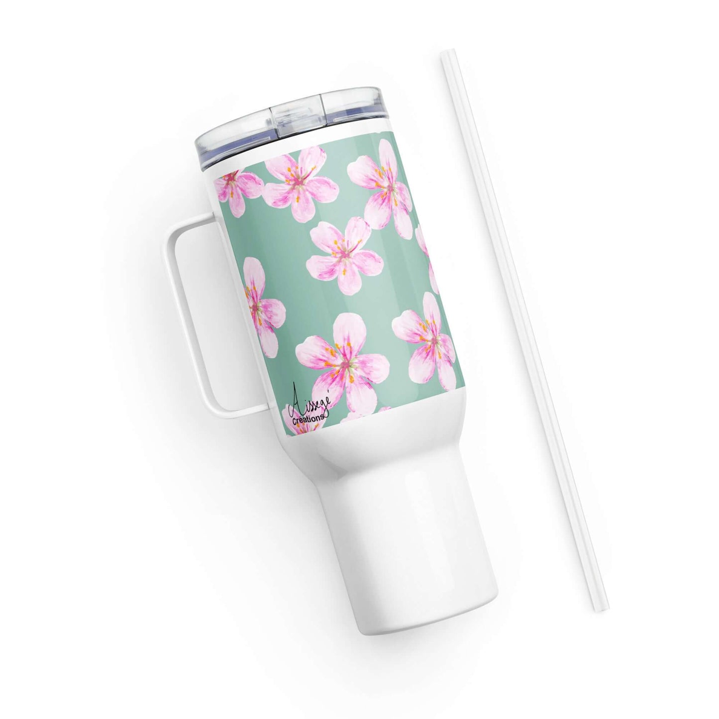 Mug avec anse "Petites Fleurs"