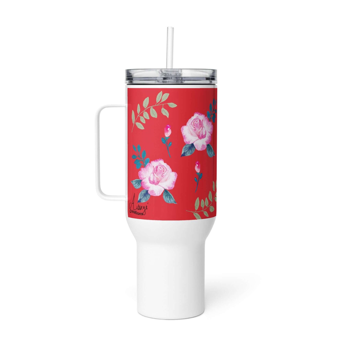 Mug avec anse "Roses du jardin"