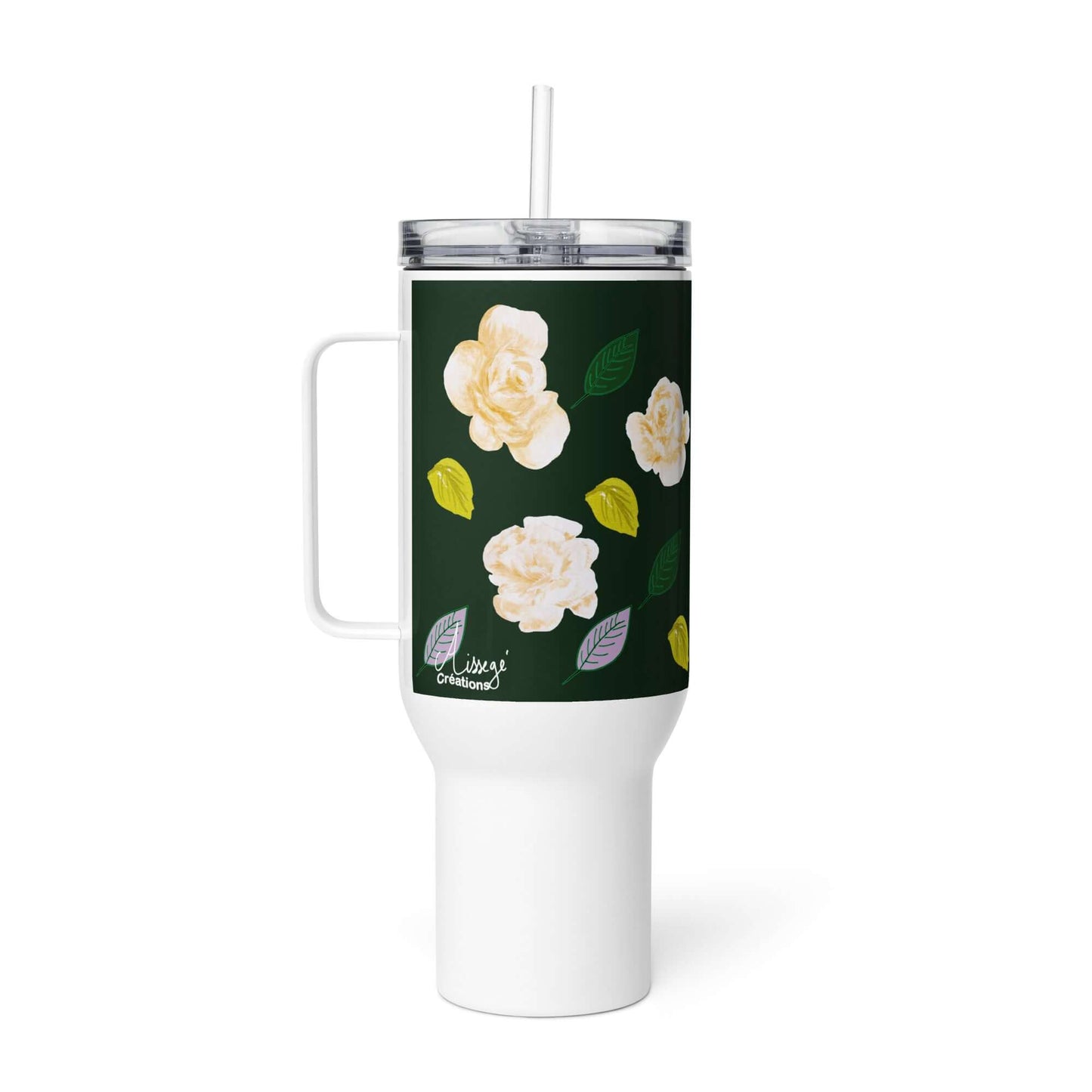 Mug avec anse "Roses d'Or"