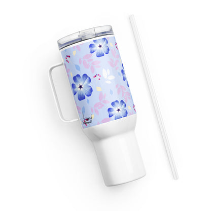 Mug avec anse "Ceratostigma" - Default Title - Aissegé Créations