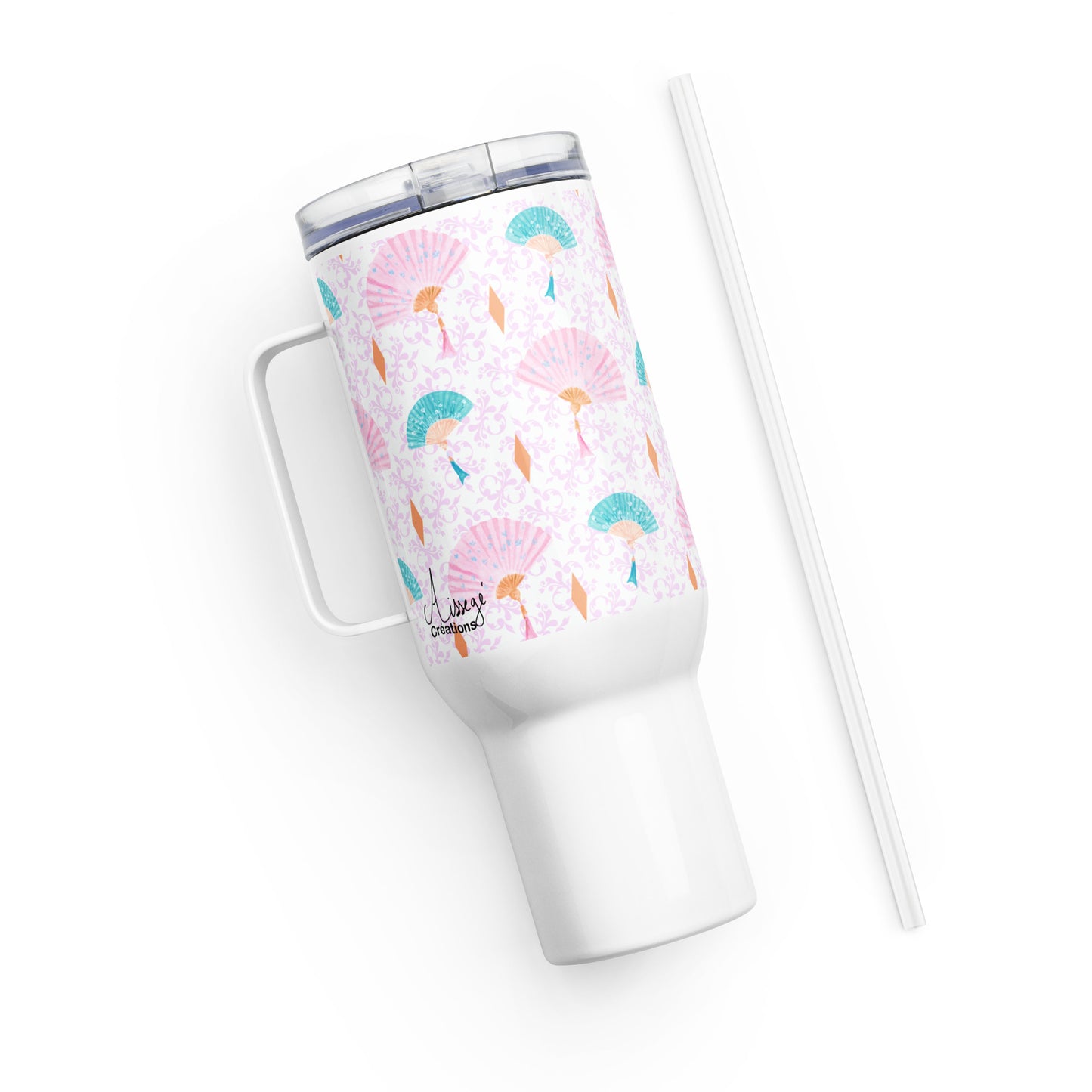 Mug avec anse "Les Eventails"
