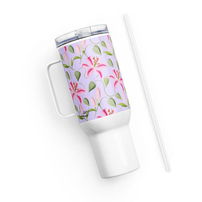 Mug with handle "Les Lys"