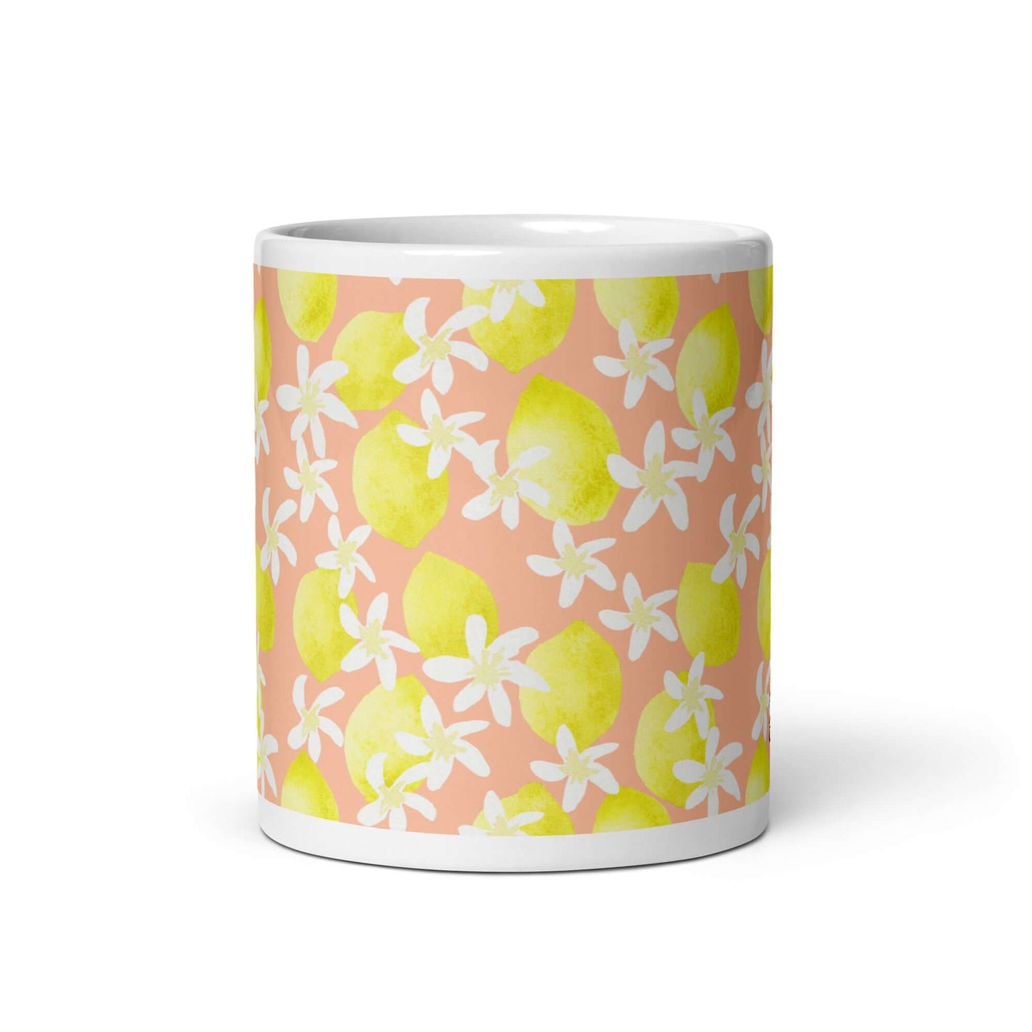 Mug Blanc Brillant "Citrons acidulés  "