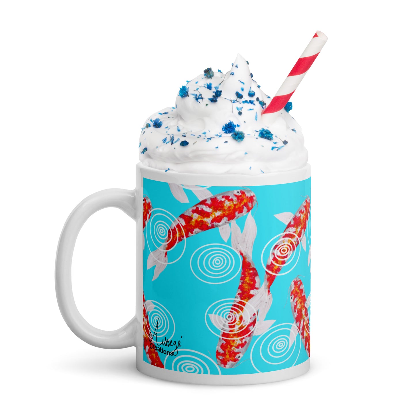 Glossy White Mug "Japanese Basin"
