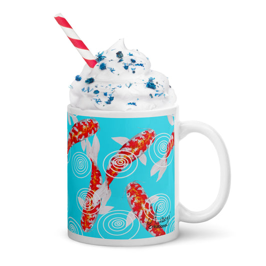 Glossy White Mug "Japanese Basin"