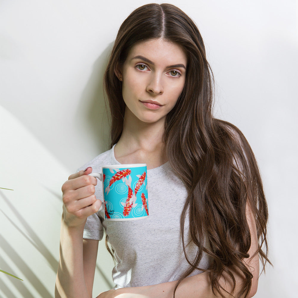 Glossy White Mug "Japanese Basin"