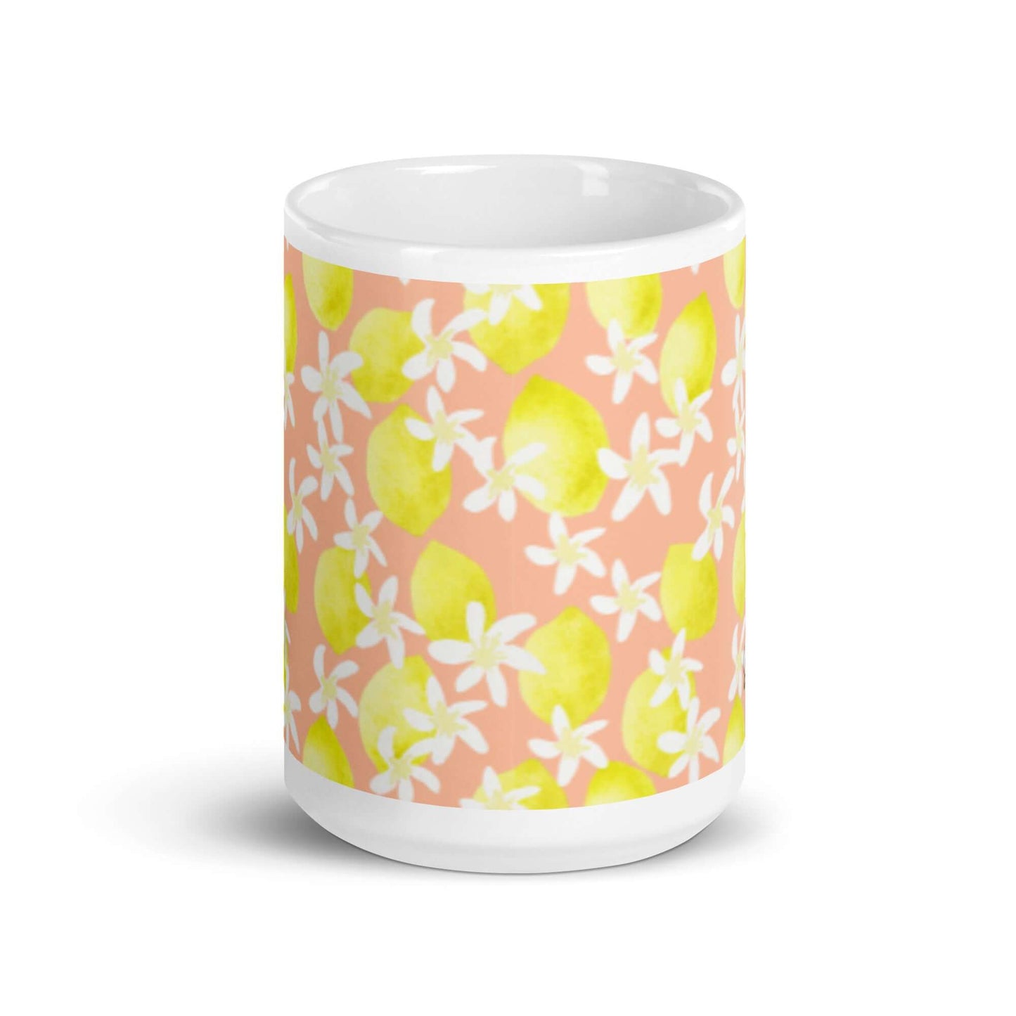 Mug Blanc Brillant "Citrons acidulés  "