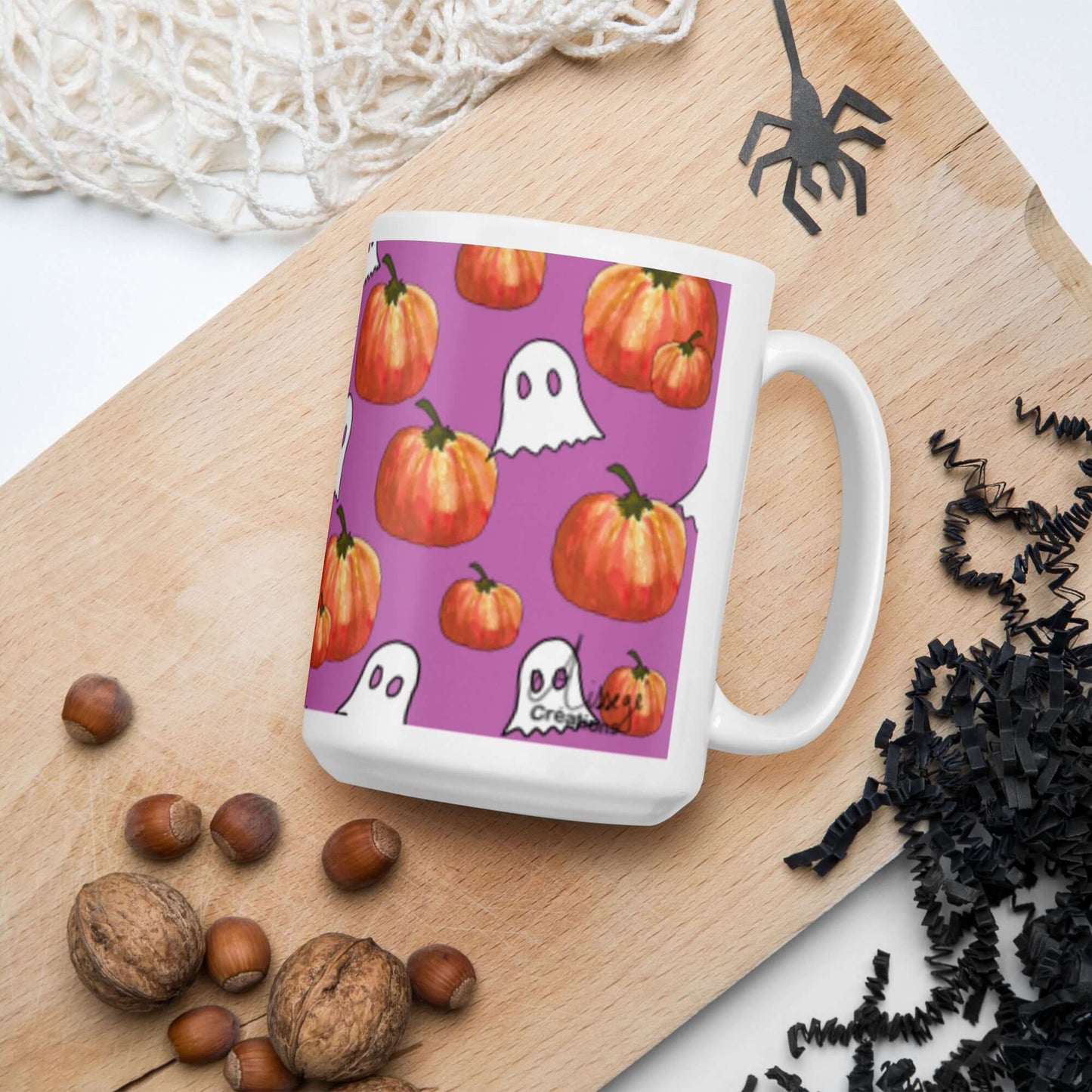 Mug Blanc Brillant "Halloween 2