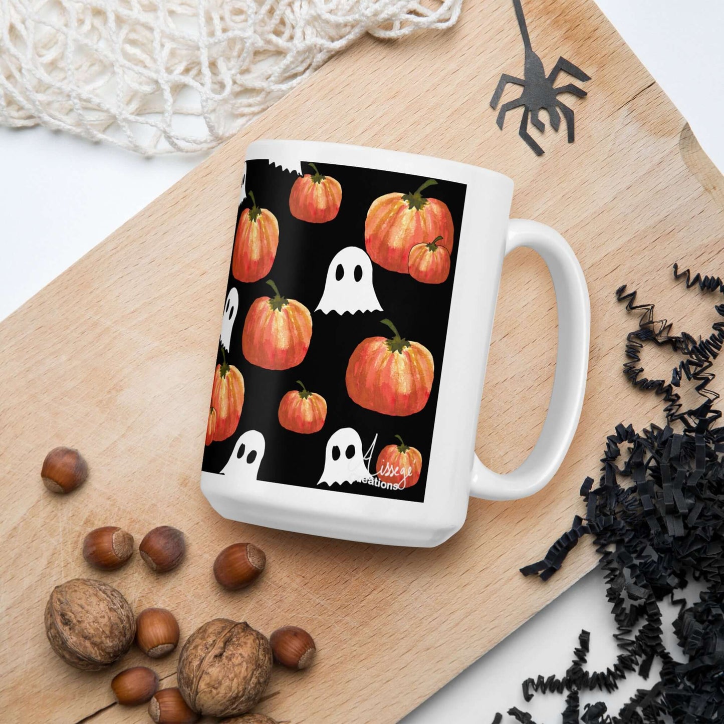 Glossy White Mug "Halloween 1"