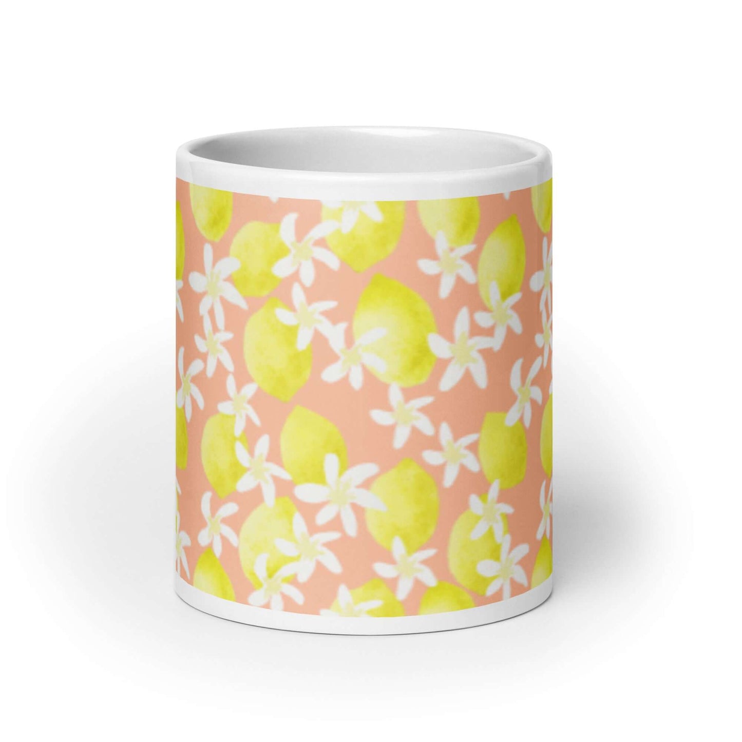 Mug Blanc Brillant "Citrons acidulés  "