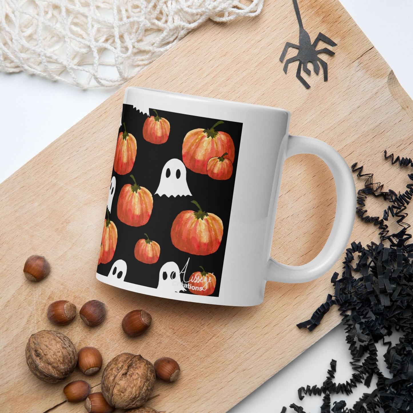 Glossy White Mug "Halloween 1"